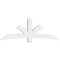 Ekena Millwork Davenport Architectural Grade PVC Gable Bracket, 84"W x 31 1/2"H x 6"D x 6"F, 9/12 Pitch GBP084X32X0606DAV00 - alternate 4